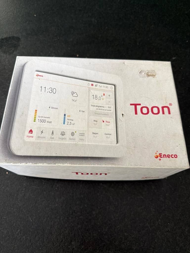 Eneco Toon slimme thermostaat, Ophalen of Verzenden, Slimme thermostaat, Zo goed als nieuw