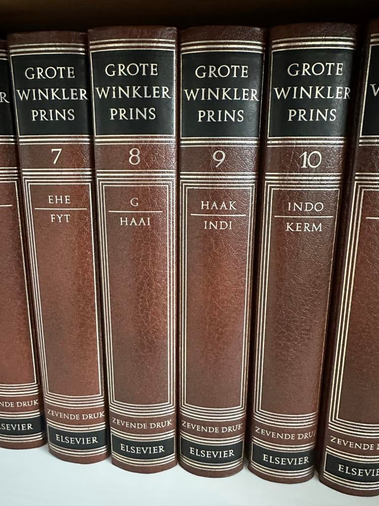 Grote Winkler Prins Encyclopedie - Complete Serie - 7e druk, Boeken, Encyclopedieën, Gelezen, Complete serie, Algemeen, Ophalen