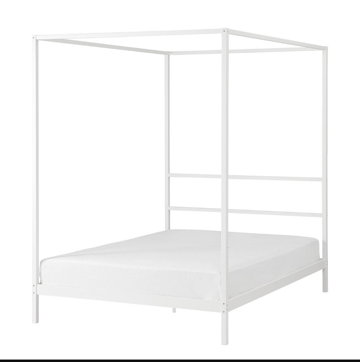 Hemelbed 140-200, Ophalen, Tweepersoons, 140 cm, Zo goed als nieuw