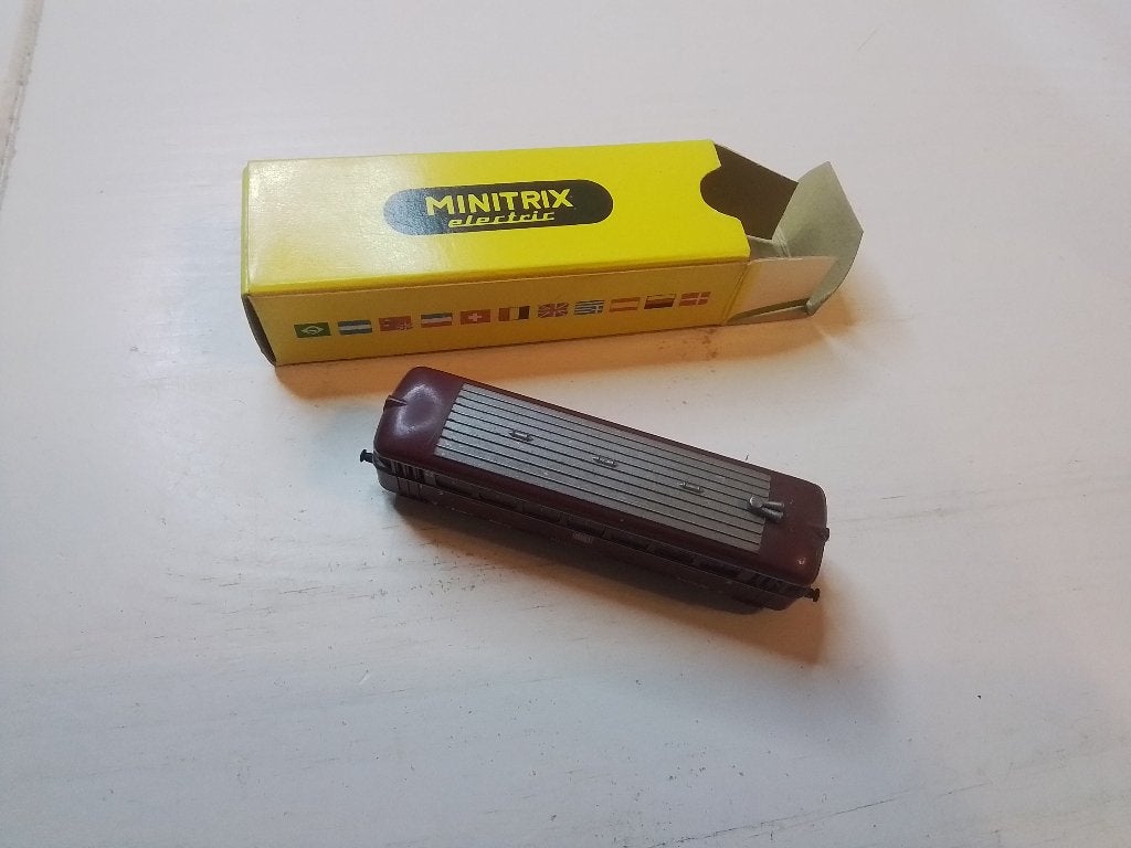 Minitrix Spur N Schienenbus-Beiwagen, Gebruikt, Gelijkstroom, Verzenden, Trix