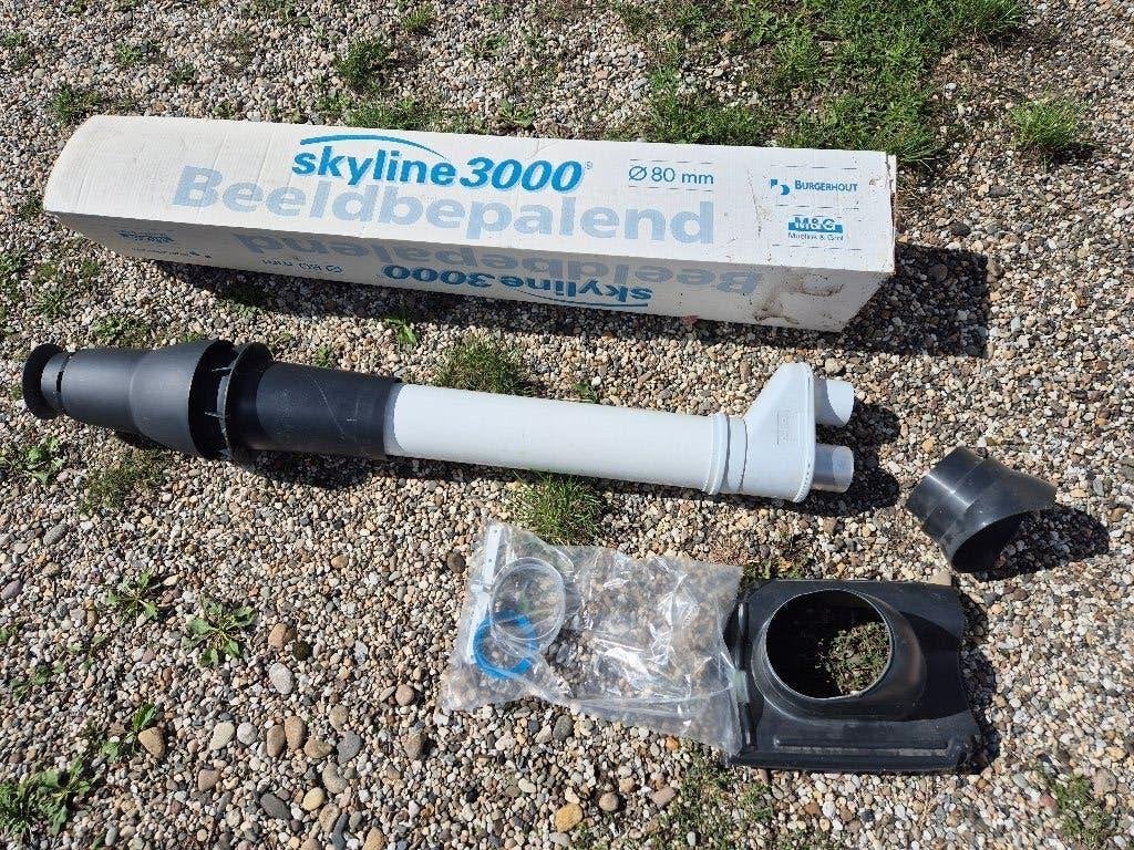 Burgerhout Skyline 3000 Aluminium CV dakdoorvoer, Ophalen, Nieuw, Ventilator en Afzuiger