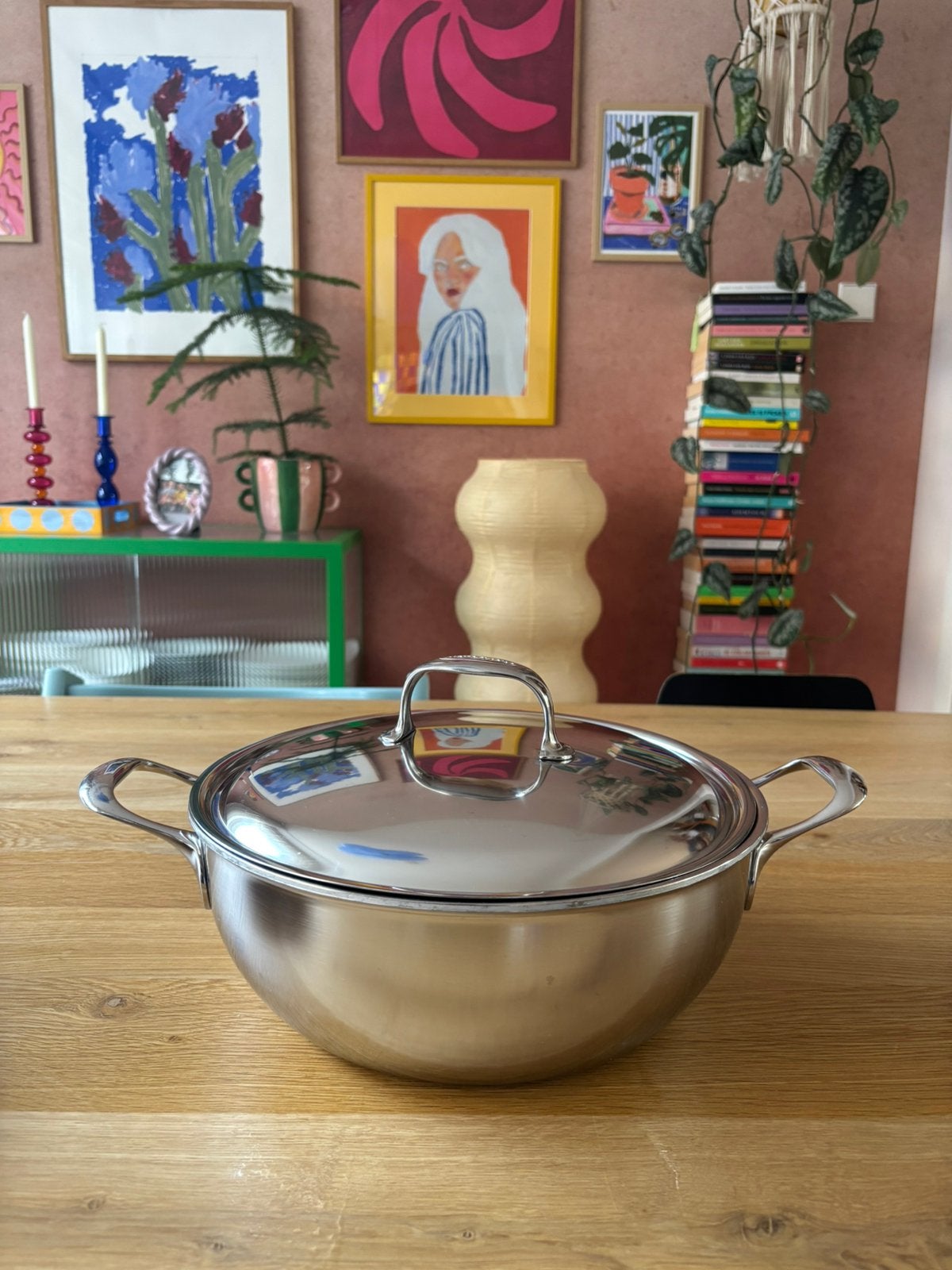 🍳Demeyere Atlantis Conische Sudderpan 28 cm – 7-Ply 🔥, Huis en Inrichting, Keuken | Potten en Pannen, Ophalen of Verzenden, Zo goed als nieuw