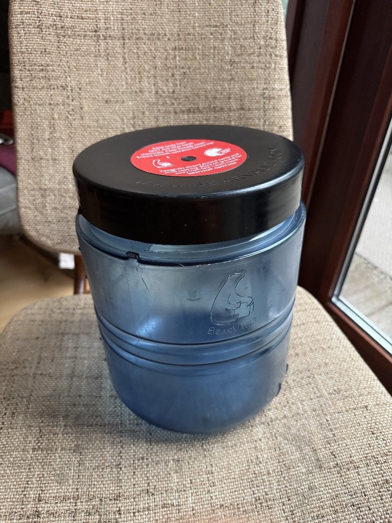 BearVault BV475 voedselcontainer beren canister, Ophalen of Verzenden, Gebruikt