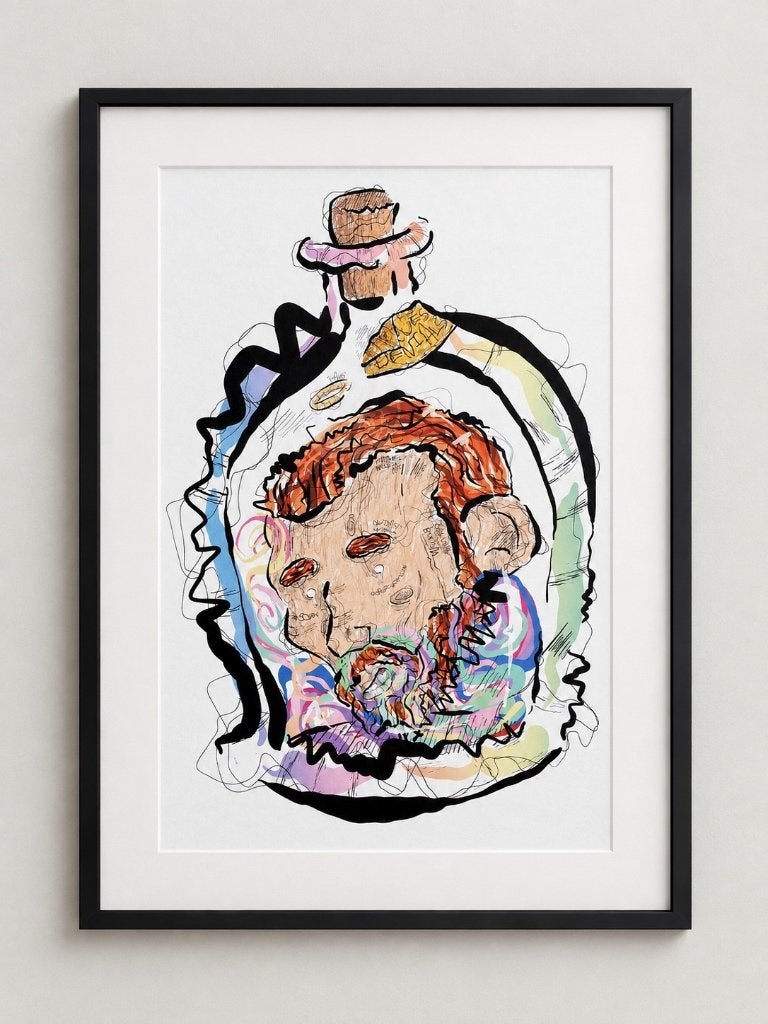 Limited Edition Print - Jacques Sparrow - Amsterdam, Antiek en Kunst, Meerkleurig, Ophalen of Verzenden, Schilderij/print, Papier/karton
