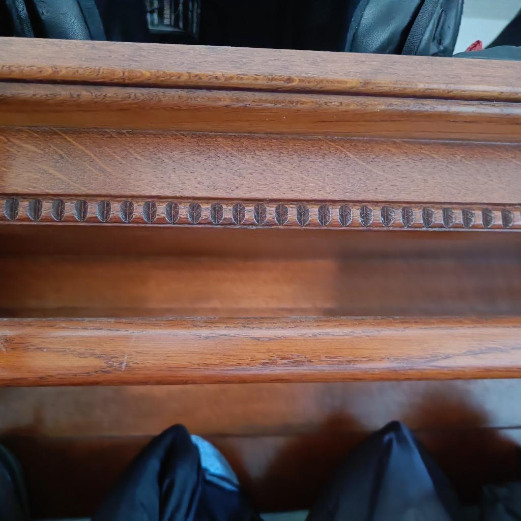 Eikenhouten kapstok in kersenkleur, Zo goed als nieuw, Minder dan 100 cm, Hout, Ophalen