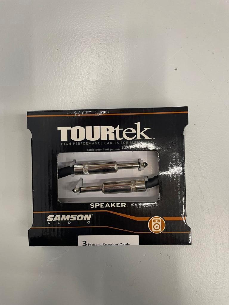 tourtek speaker cable 0,9m jack-jack, Ophalen of Verzenden, Nieuw, Minder dan 2 meter, Overige kabels