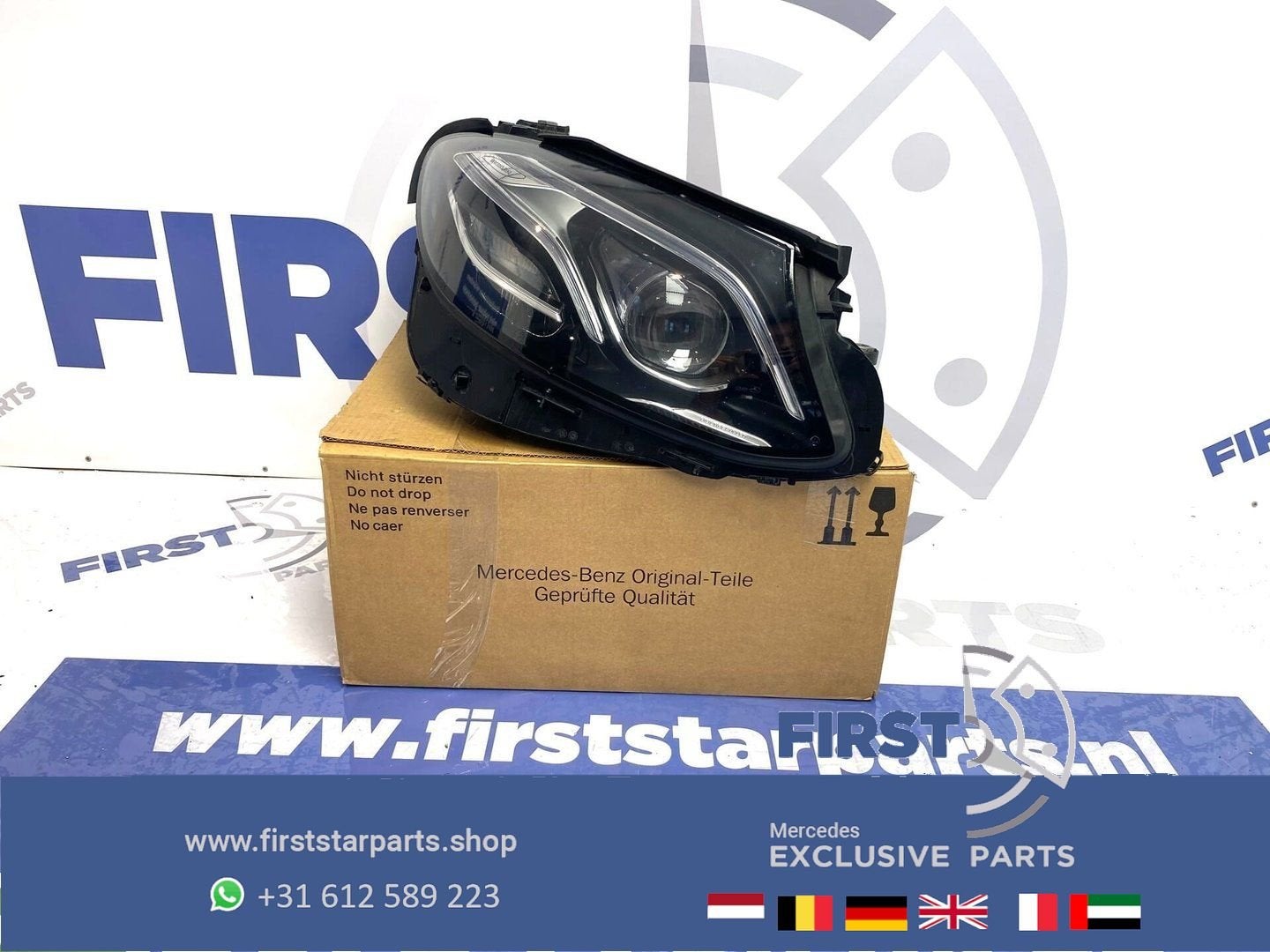W213 W238 KOPLAMP LED MULTIBEAM RECHTS Mercedes E Klasse 201, Gebruikt, -, Ophalen of Verzenden, -