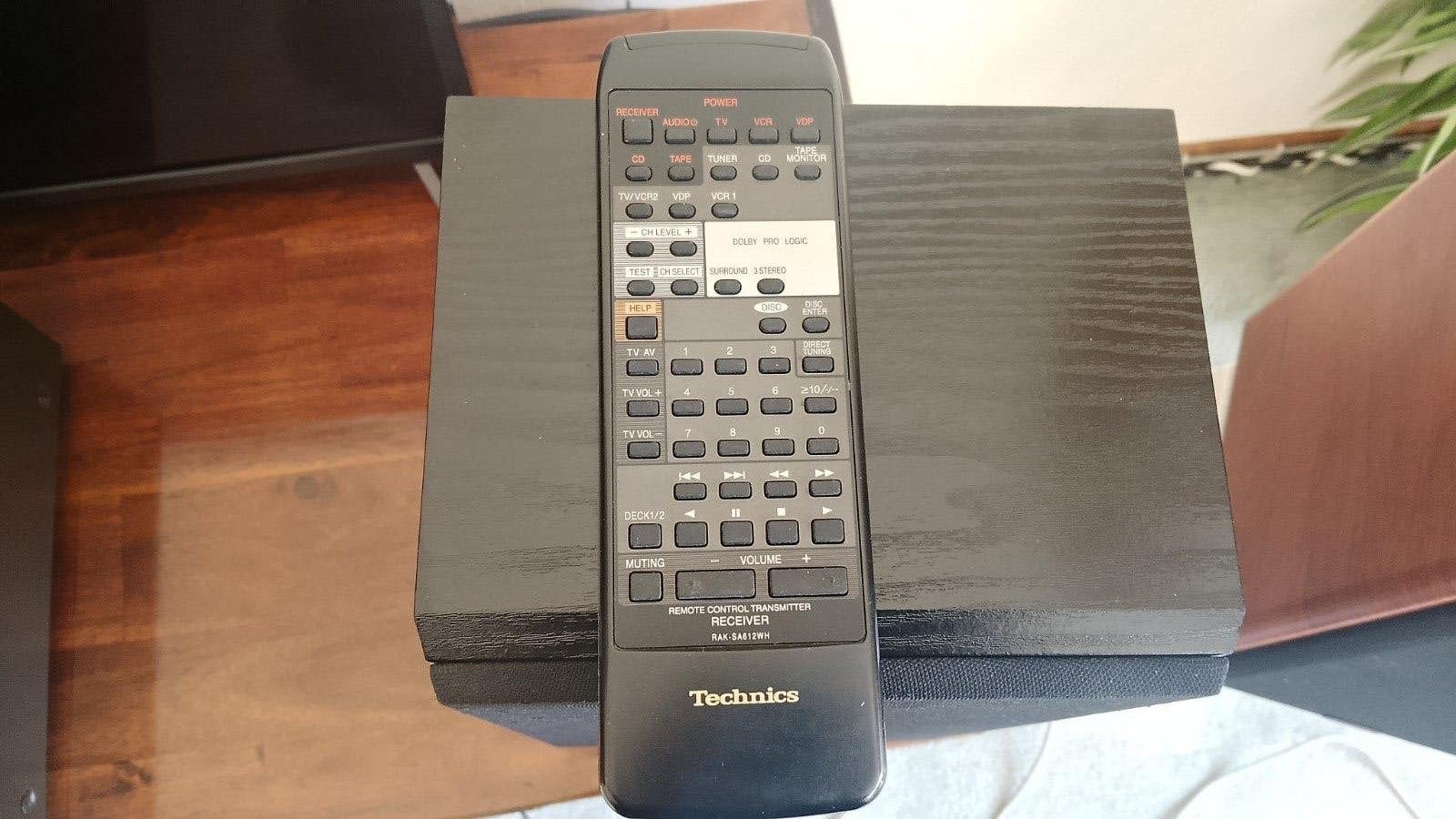 Originele Technics afstandsbediening RAK-SA612WH, Ophalen of Verzenden, Zo goed als nieuw, Receiver of Versterker