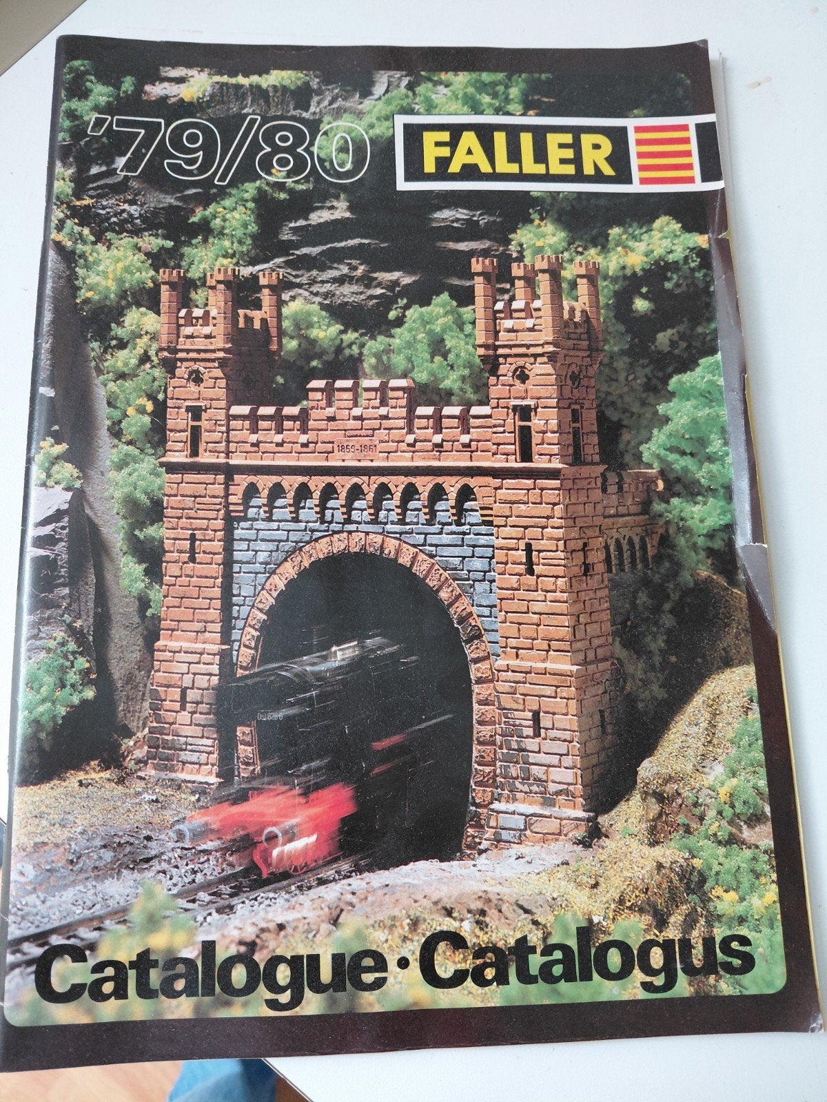Faller Catalogus 1979/1980 - Modelbouw Spoorwegen, Overige merken, Gebruikt, Gelijkstroom of Wisselstroom, Boek, Tijdschrift of Catalogus