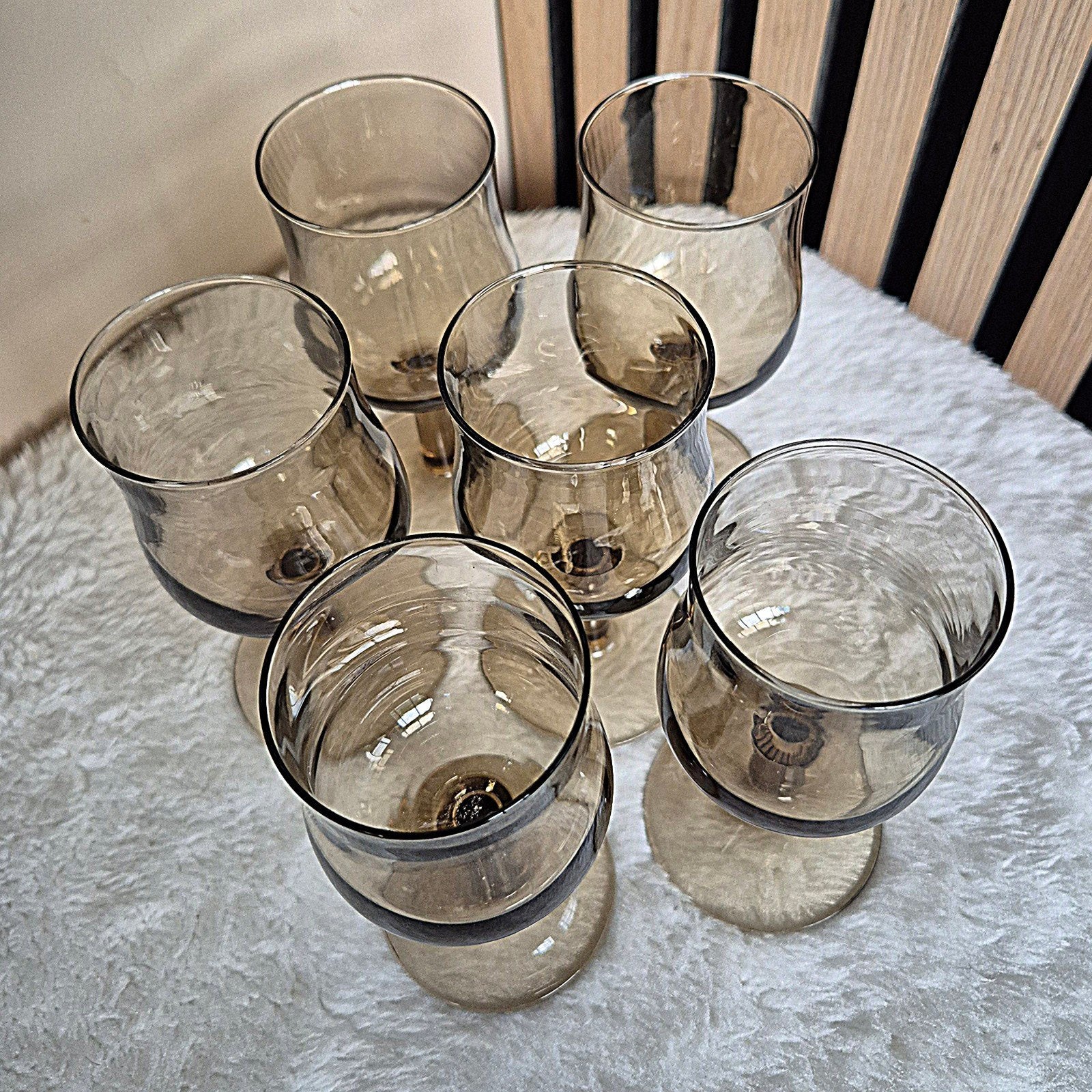 6 Luminarc wijnglazen / rookglas / tulpvorm, Ophalen of Verzenden, Zo goed als nieuw, Overige typen