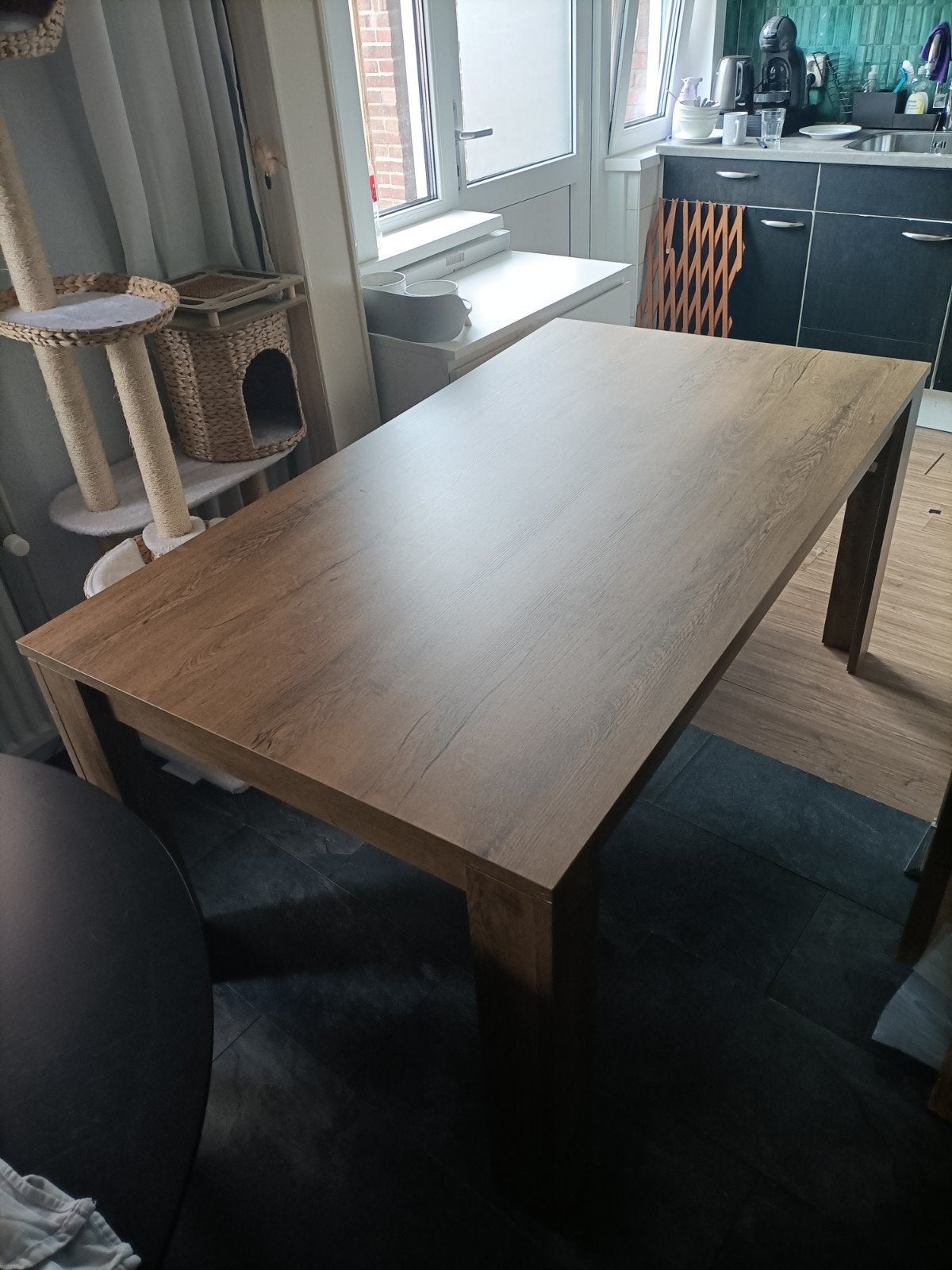 Jysk Vedde eettafel, Huis en Inrichting, Tafels | Eettafels, Ophalen, Gebruikt, 50 tot 100 cm, 150 tot 200 cm