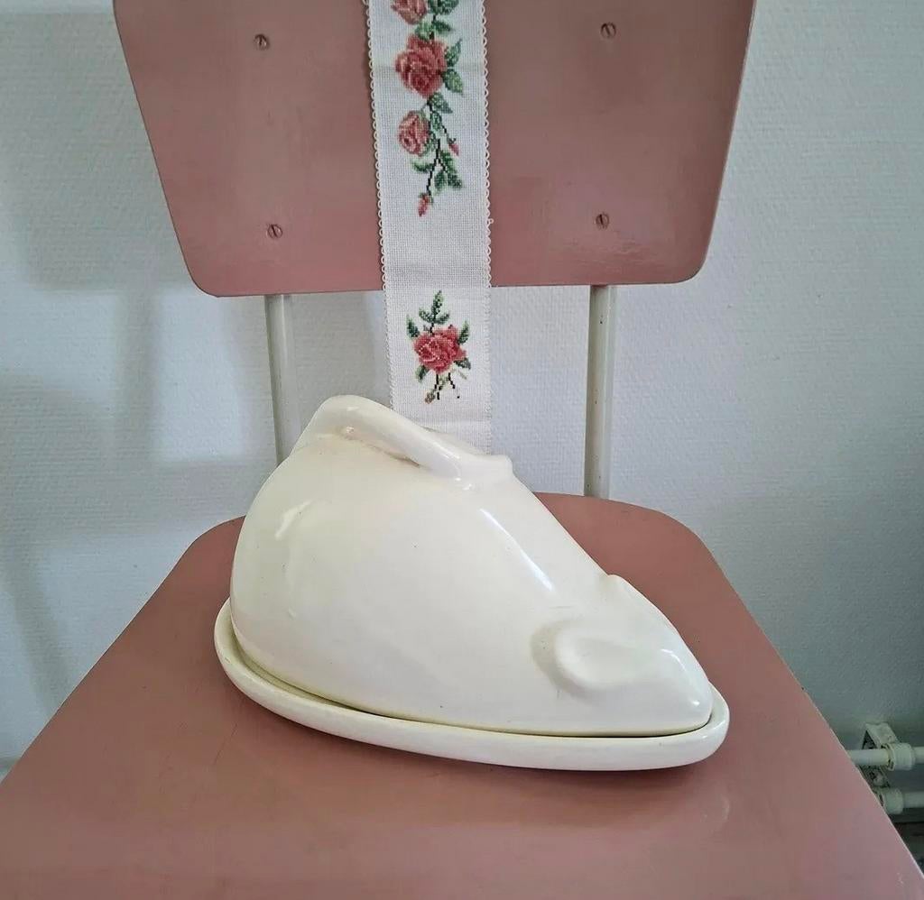 Vintage Kaasstolp Muis - Made in Italy, Ophalen of Verzenden