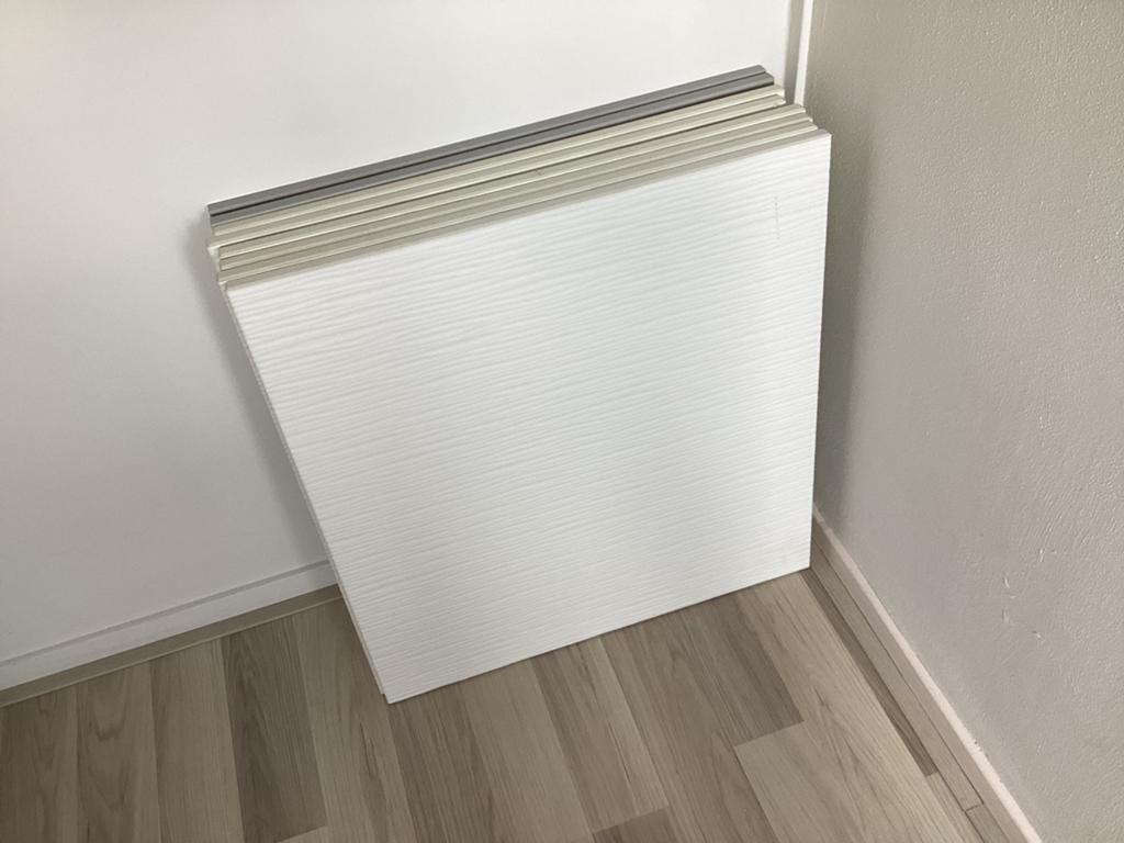 Witte en grijze Besta deurtjes 60x64 cm, Ophalen, Gebruikt