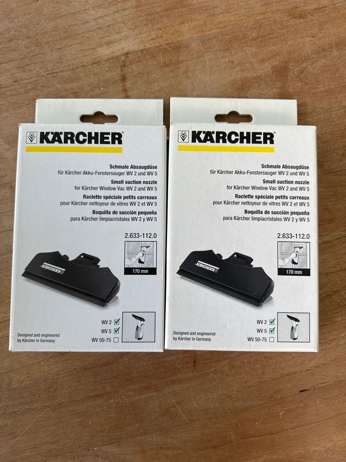 Kärcher Smalle zuigmond voor Window Vac WV 2 en WV 5, Ophalen of Verzenden, Nieuw