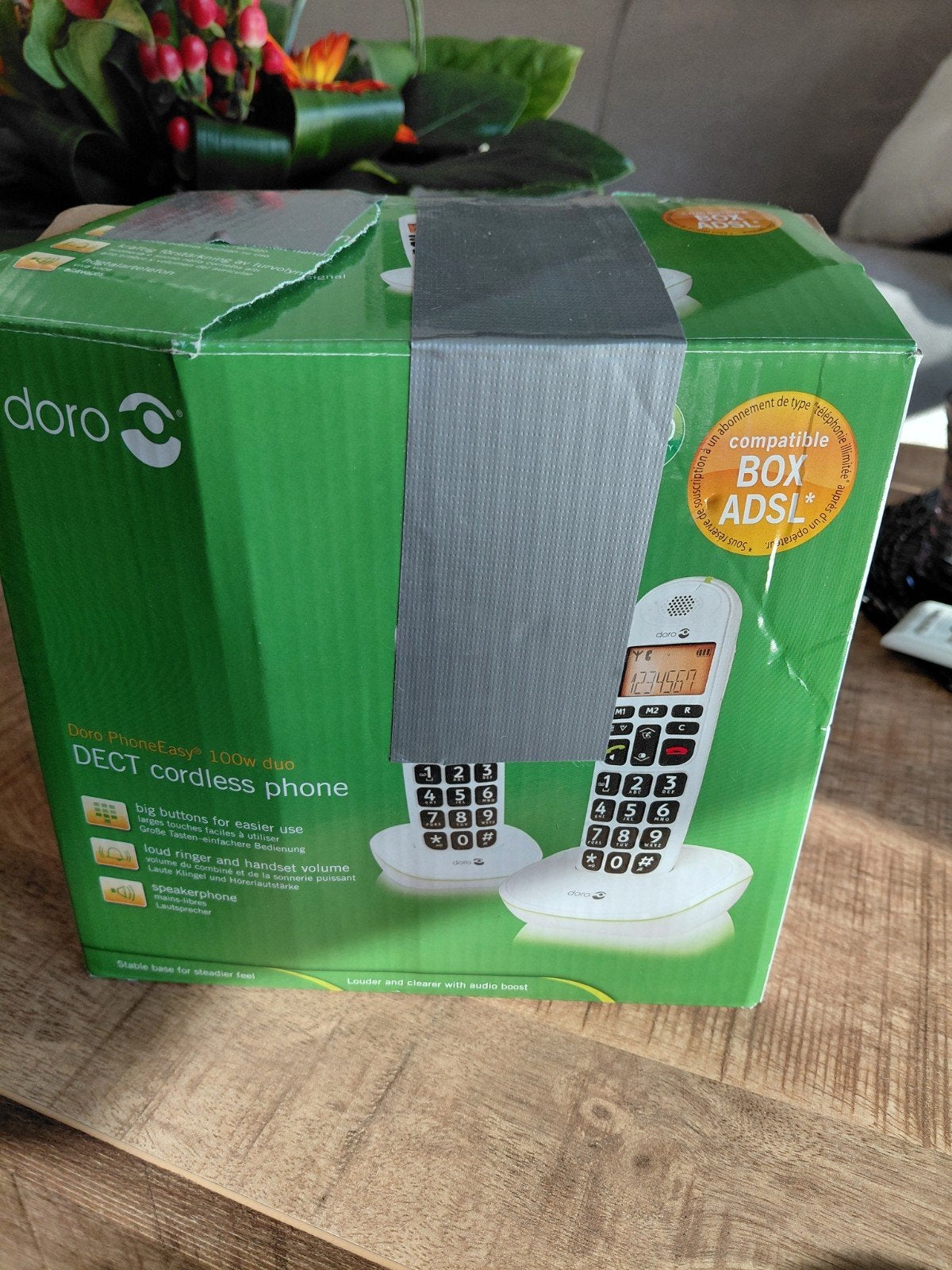Dubbele vaste telefoon voor ouderen., Witgoed en Apparatuur, Ophalen of Verzenden, Nieuw, Overige merken