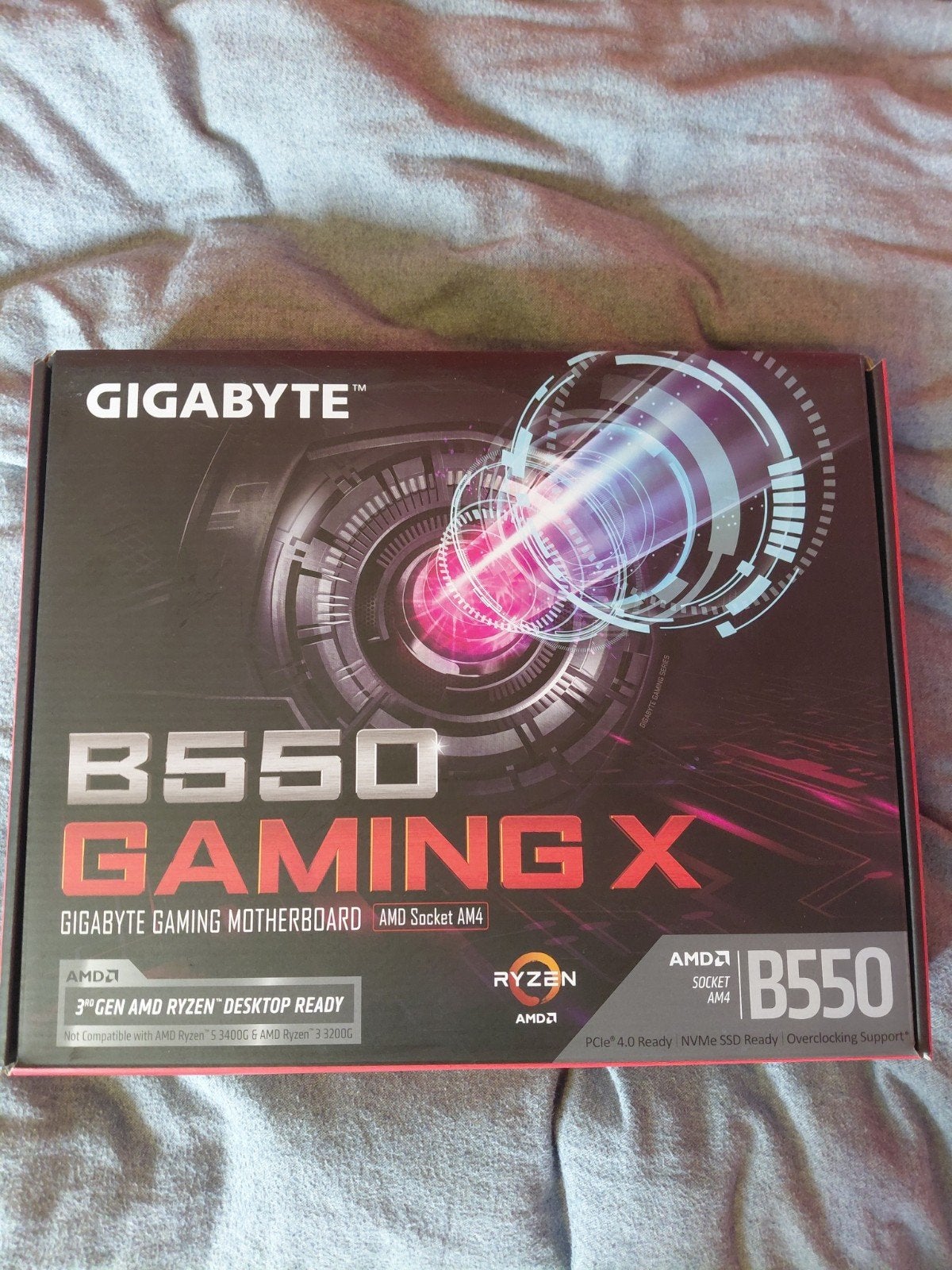 Nieuw gigabyte b550 gaming x moederbord, Computers en Software, Moederborden, DDR4, Nieuw, Ophalen of Verzenden, Socket AM4