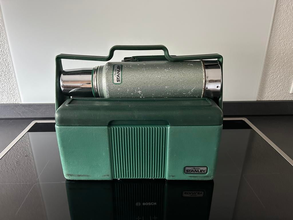 Stanley Aladdin koelbox lunchbox met thermosfles 1 liter., Ophalen of Verzenden, Gebruikt, Koelbox, Koelelement