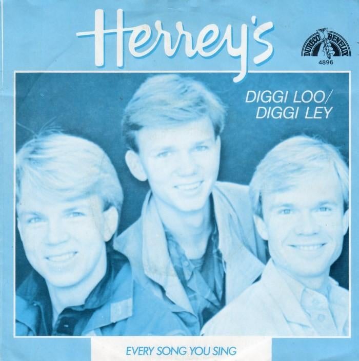 VERKOCHT Songfestival 1984*   Herrey's : Diggi loo/ Diggi le, Fotohoes, Ophalen of Verzenden, Gebruikt, Pop