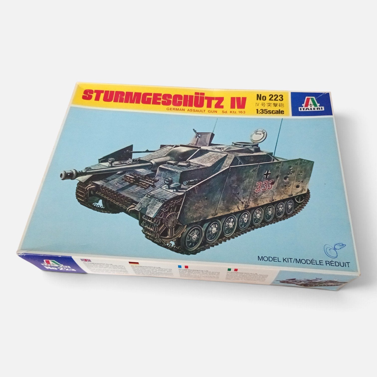 Italeri Sturmgeschütz IV 1:35 schaalmodel tank, Hobby en Vrije tijd, Tank, Italeri, 1:32 tot 1:50, Ophalen of Verzenden