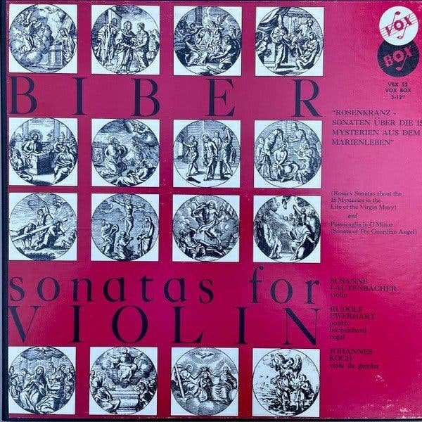 Biber Susanne Lautenbacher Sonatas For Violin 3LP, Kamermuziek, Verzenden, Zo goed als nieuw, 12 inch