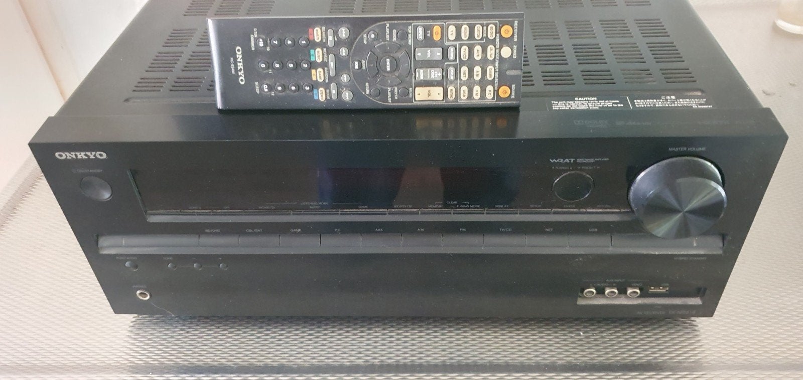 onkyo.av.receiver....t-NR414, Ophalen of Verzenden, 120 watt of meer, Onkyo