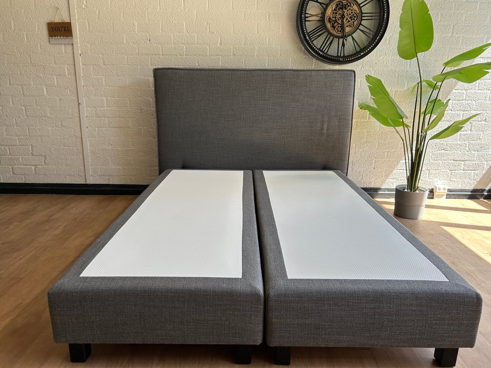 Eastborn boxspring 160x200 cm | super staat [DEMOMODEL], Tweepersoons, Ophalen of Verzenden, Zo goed als nieuw, 200 cm