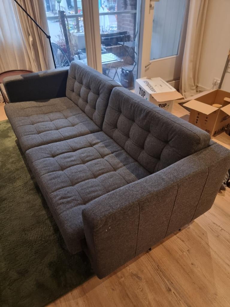 Ikea Landskrona 3-zitsbank - grijs gemêleerd, Huis en Inrichting, Banken | Bankstellen, Ophalen, 150 tot 200 cm, Driepersoons