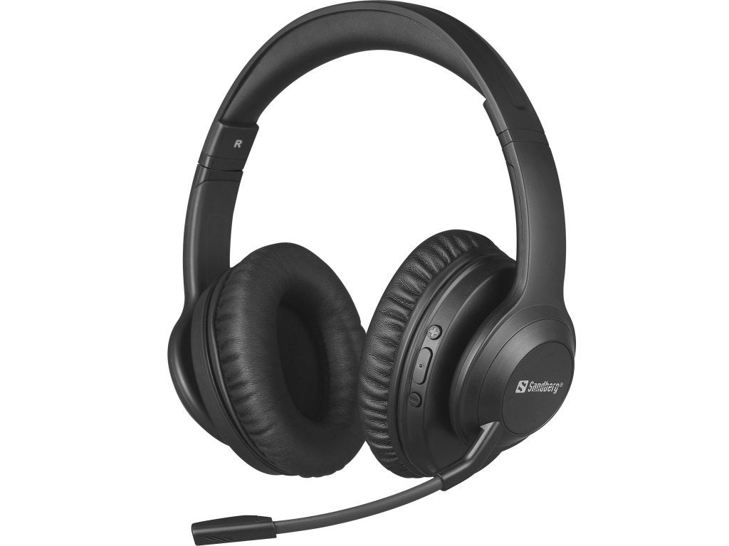 Wireless Headset ANC+ENC Pro Draadloze headset ANC+ENC Pro, Computers en Software, Headsets, Verzenden, Nieuw, Sandberg A/S, Draadloos