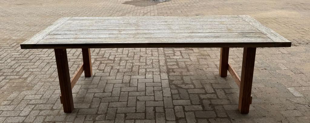 Teak tafel, Ophalen, Nieuw, 180 tot 250 cm, Overige typen