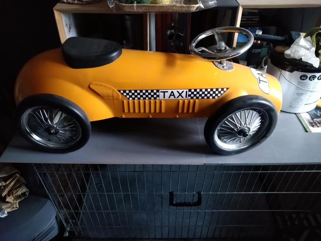 Loopauto retro taxi, Ophalen, Zo goed als nieuw