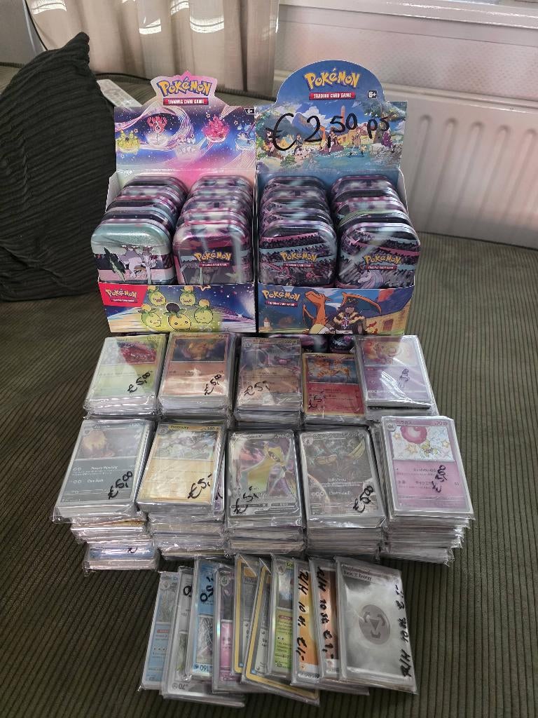 Pokemon kaarten, Ophalen of Verzenden, Zo goed als nieuw, Meerdere kaarten