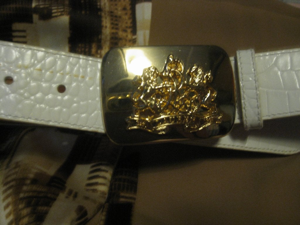 riem maat m, Kleding | Dames, Riemen en Ceinturen, Verzenden, Wit, Ralph Lauren, Gedragen
