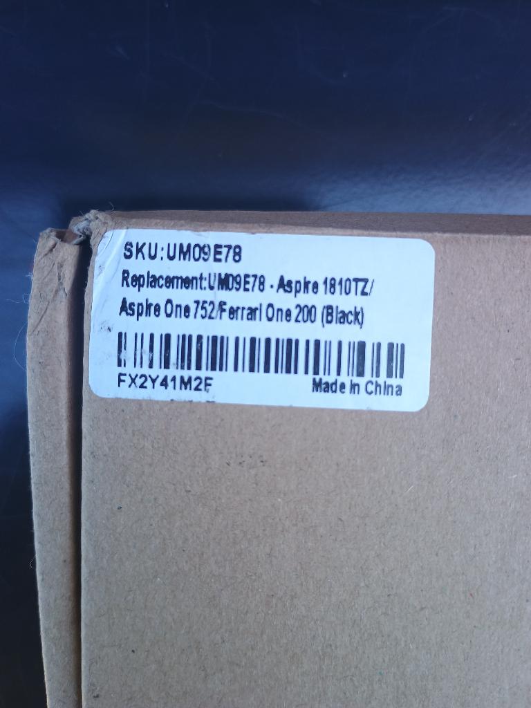 Nieuwe accu voor ACER Aspire 1810TZ / One 752 / One 200, Computers en Software, Accu's en Batterijen, Ophalen of Verzenden, Nieuw