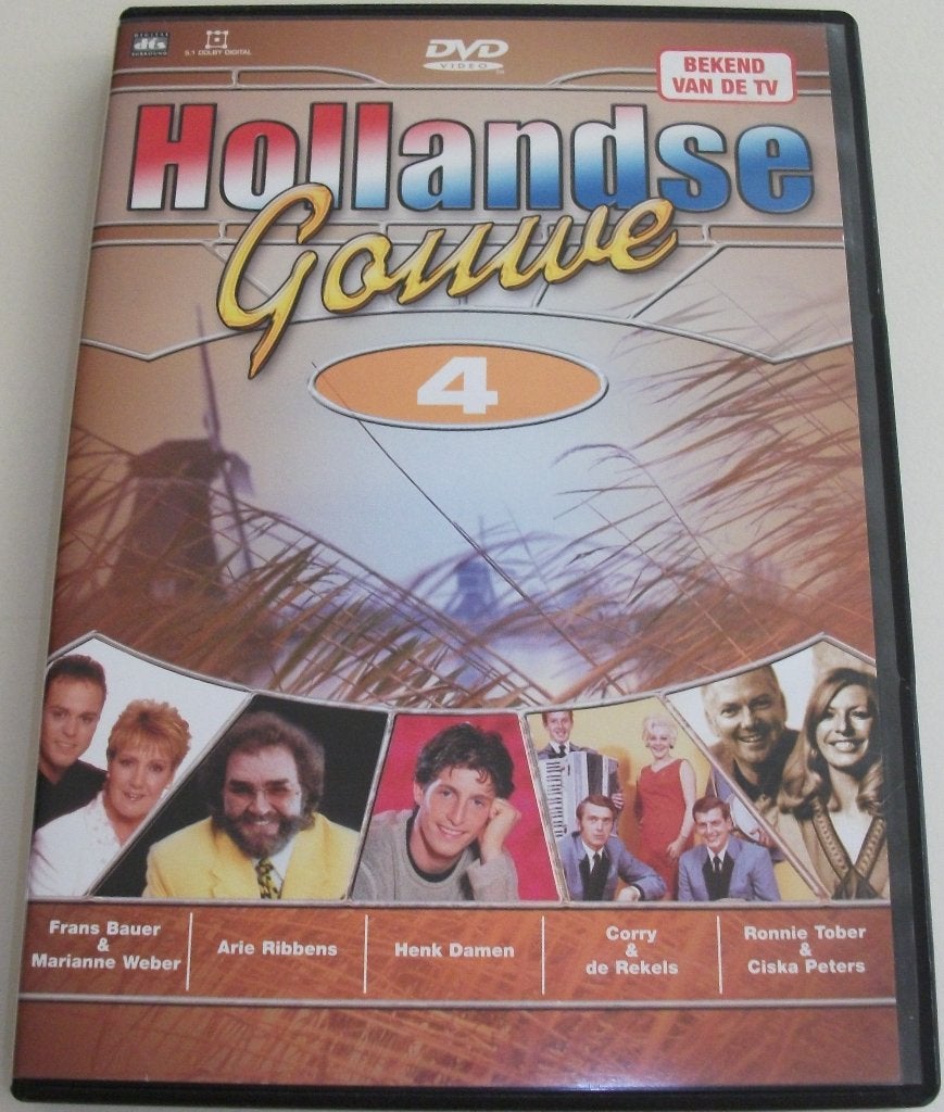 Dvd *** HOLLANDSE GOUWE *** Volume 4, Alle leeftijden, Ophalen of Verzenden, Gebruikt, Muziek en Concerten