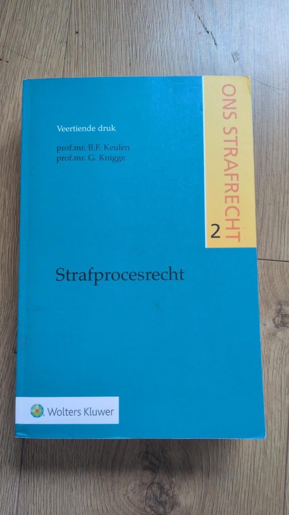 B.F. Keulen - Strafprocesrecht, Boeken, Sociale wetenschap, Zo goed als nieuw, B.F. Keulen, Ophalen of Verzenden