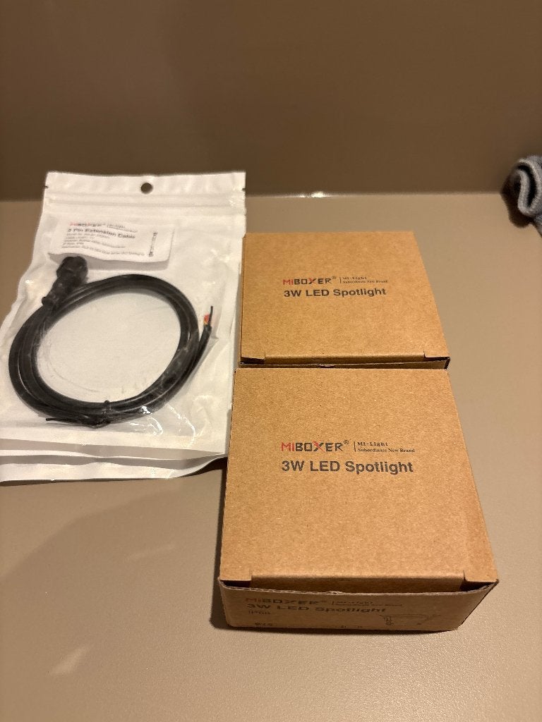 2x led spot mini ip66 + kabels, Ophalen, Nieuw, Overige fittingen, LED