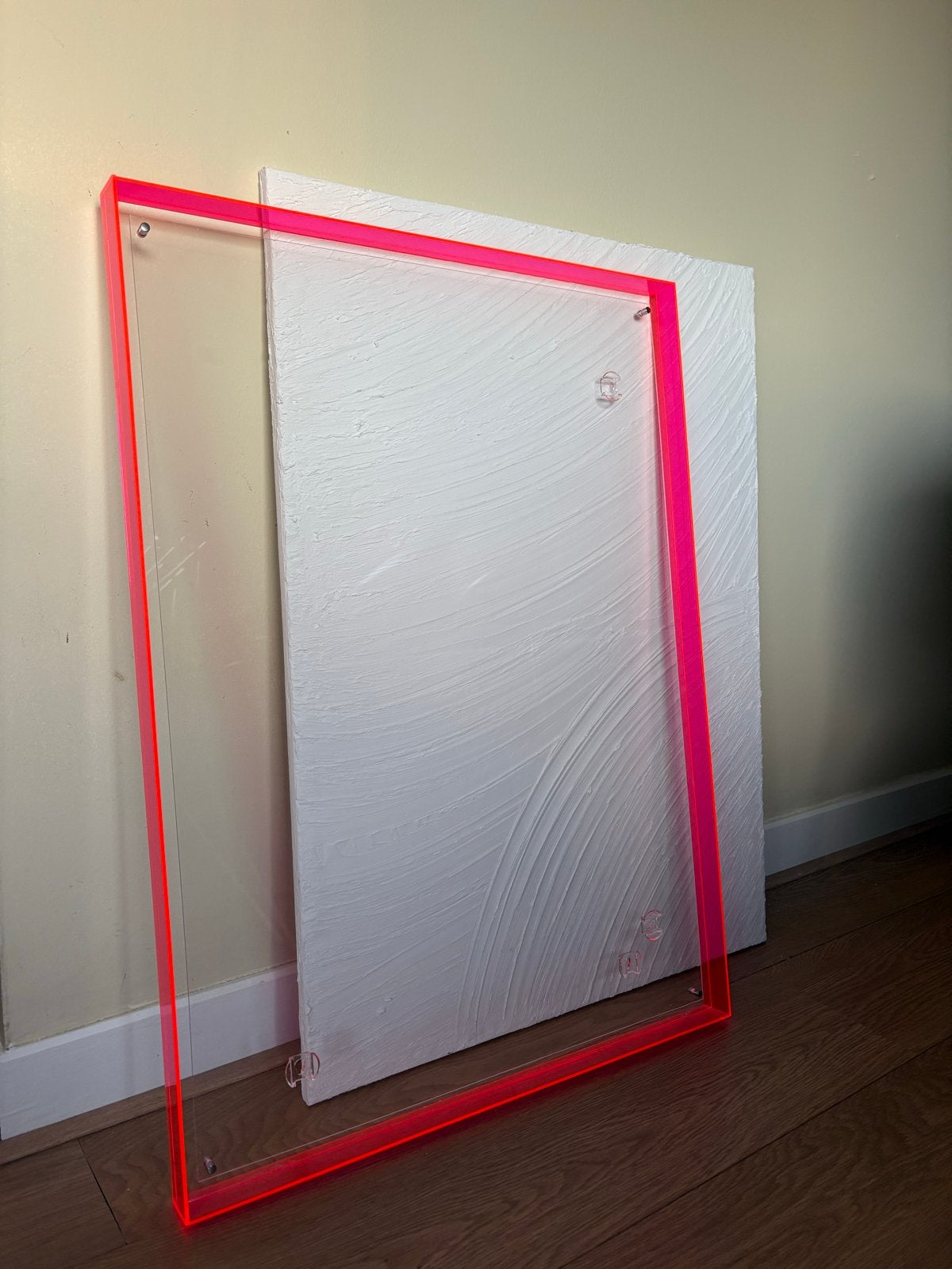 Grote Neon Lijst Kwantum - Nieuwstaat, Ophalen, Kunststof, Nieuw, Fotolijst