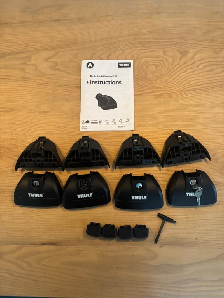 Thule Rapid 753 & Kit 3028 BMW, Auto diversen, Dakdragers, Ophalen of Verzenden, Gebruikt