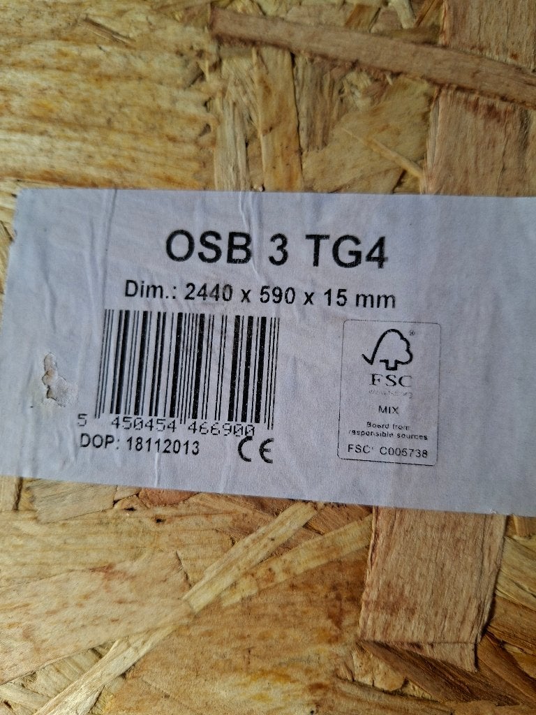 OSB Platen / Schone platen, Ophalen, Gebruikt, Hout, Minder dan 20 mm