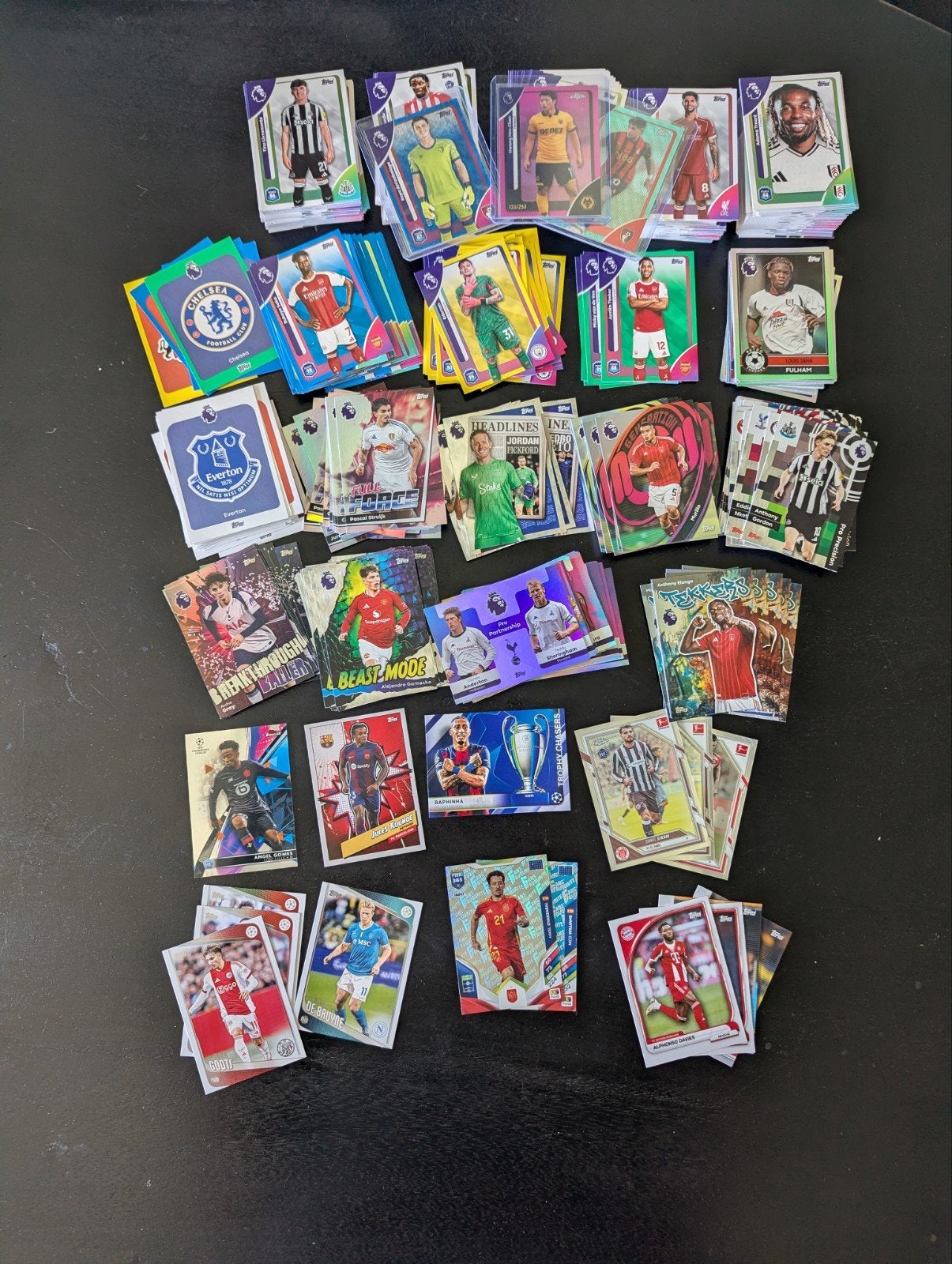 Bulk partij Topps voetbalkaarten (650+ kaarten), Verzamelen, Ophalen of Verzenden, Gebruikt, Buitenlandse clubs, Spelerskaart