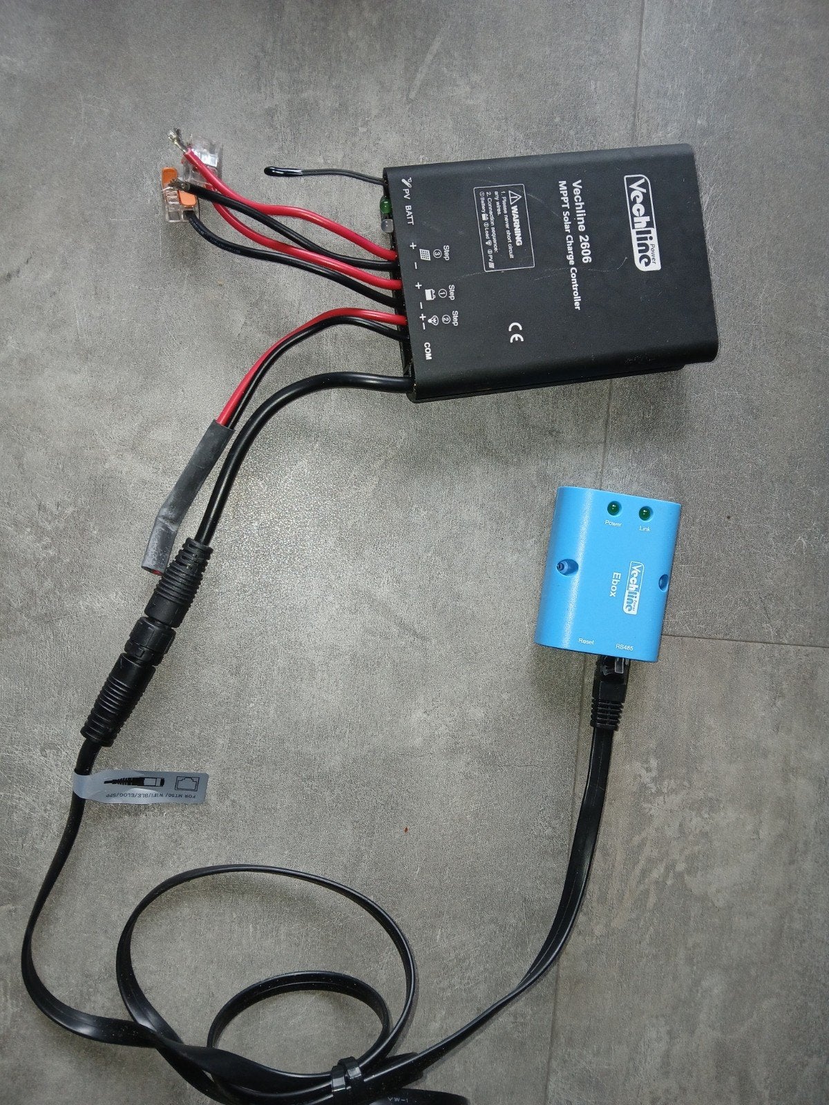 Vecline 2606 MPPT Solar Laadregelaar met Ebox Bluetooth, Caravans en Kamperen, Ophalen of Verzenden, Gebruikt