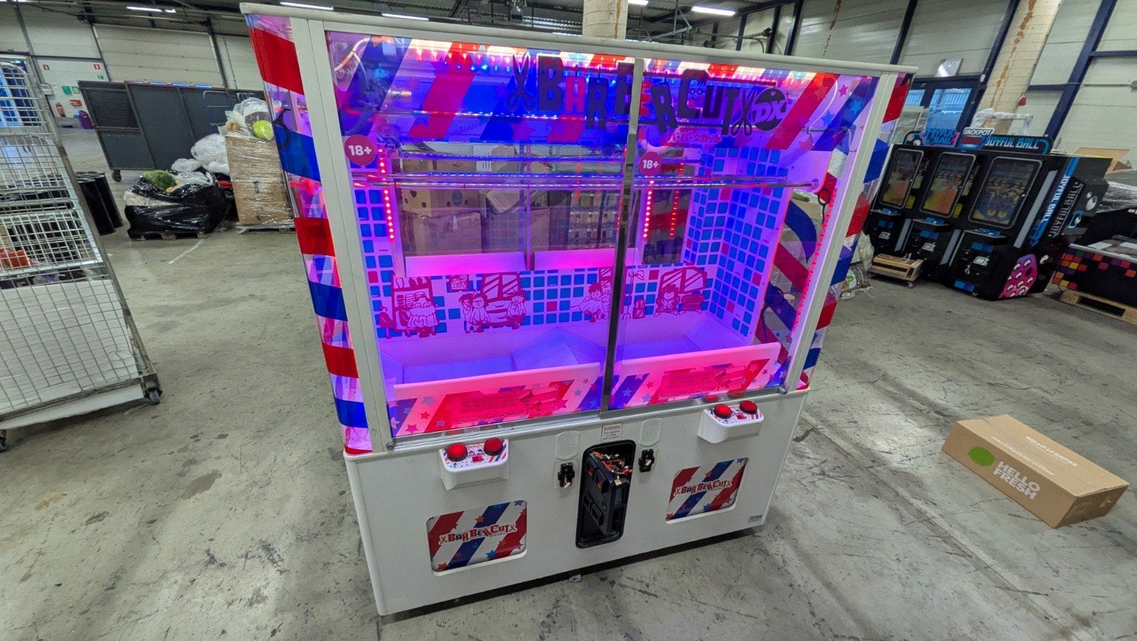 Barber Cut DX Twin Arcade Kast – Werkend – Origineel, Verzamelen, Ophalen, Gebruikt, A, A