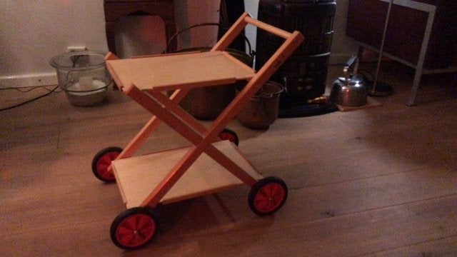 ADO opdienwagen speelgoed, Ophalen of Verzenden, Nieuw, Rij- of Hobbelspeelgoed