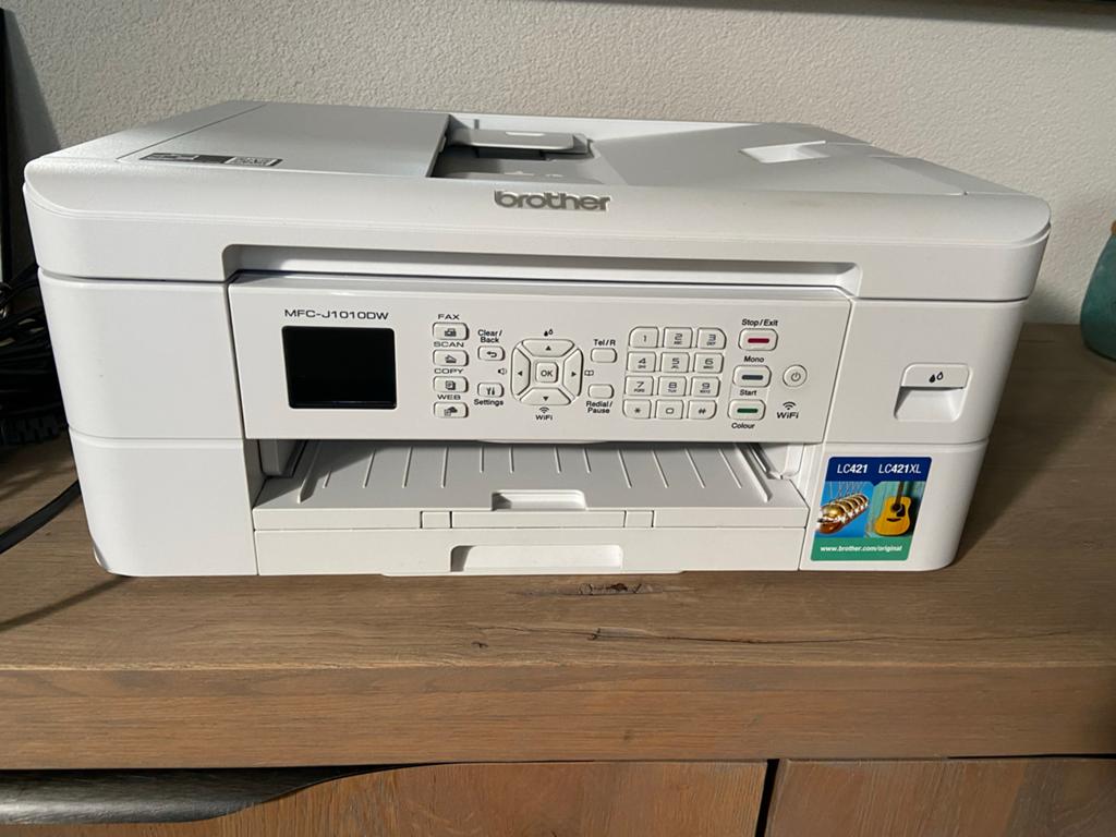 Brother MFC-J1010DW All-in-One Inkjetprinter, Computers en Software, Printers, Gebruikt, All-in-one, Inkjetprinter, Kleur printen