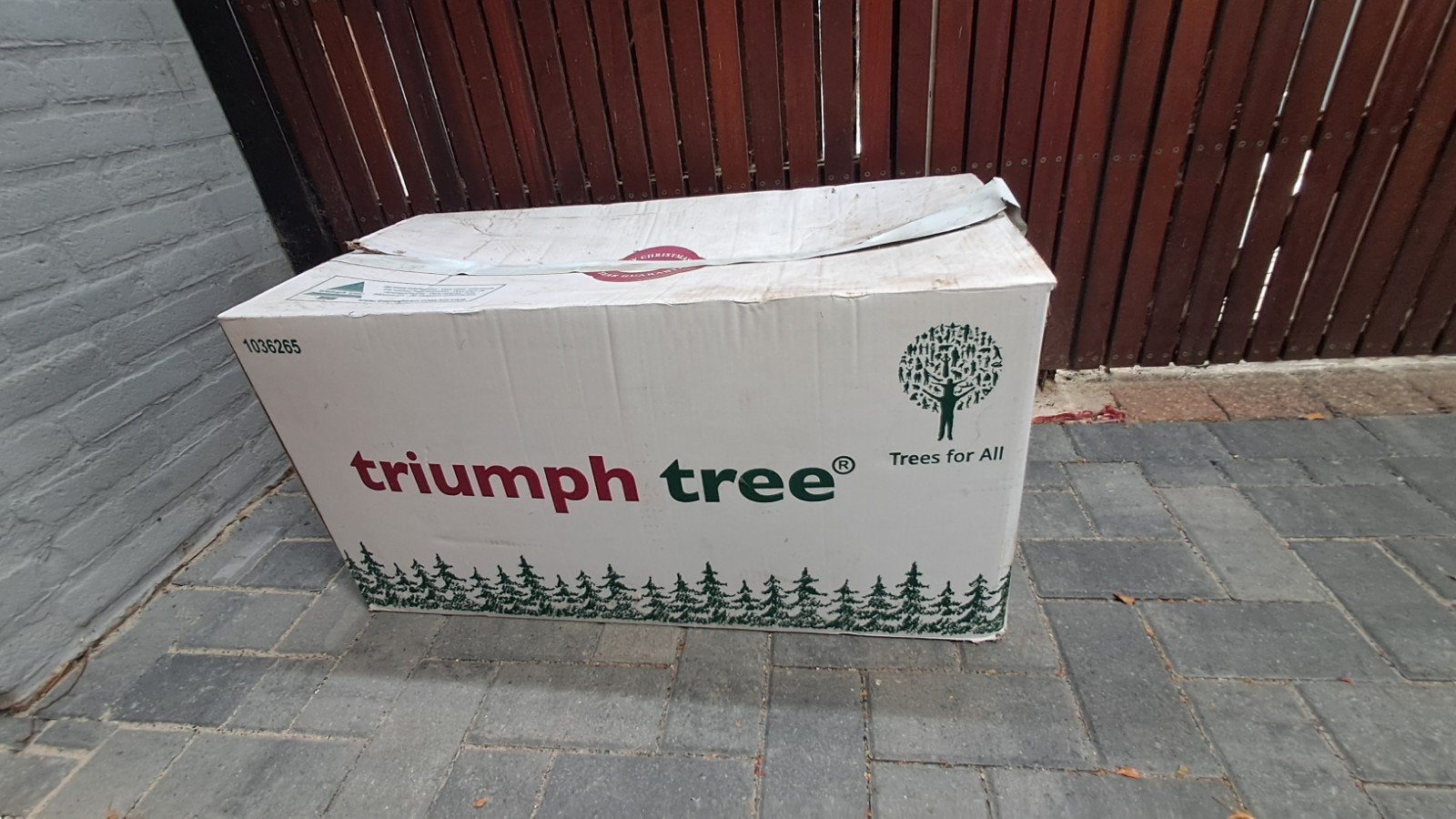 gratis oude kunst kerstboom., Diversen, Kerst, Ophalen, Gebruikt