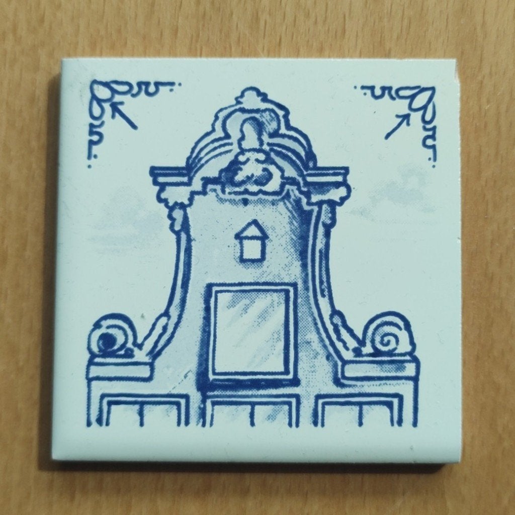 KLM Business Class-souvenir: onderzetter (1981-1982), Ophalen of Verzenden, Nieuw, Paleis of Waag