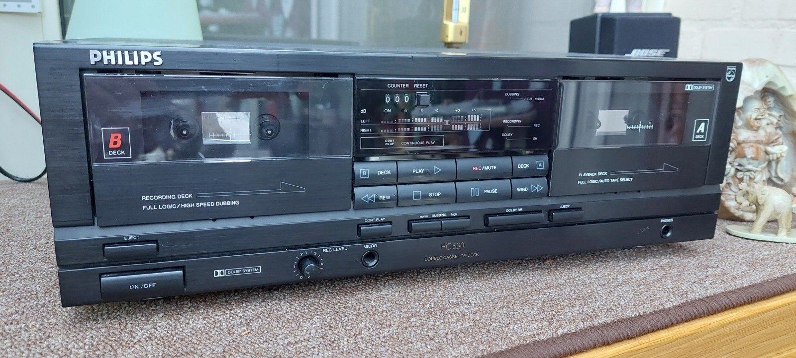 philips cassettedeck, Verzenden, Philips