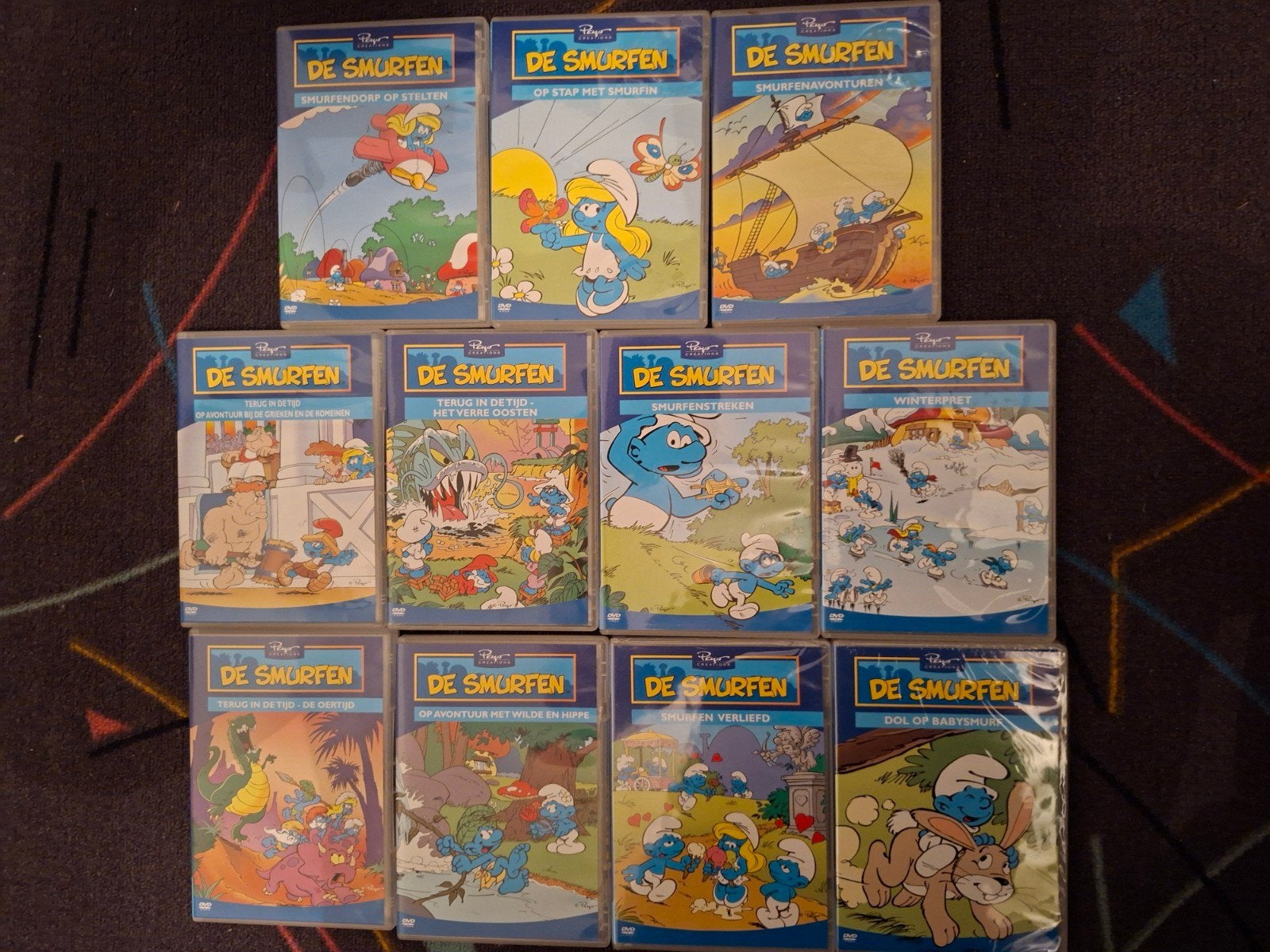 De Smurfen DVD Collectie - 11 DVD's, Gebruikt, Verzamelbox, Alle leeftijden, Nederlands