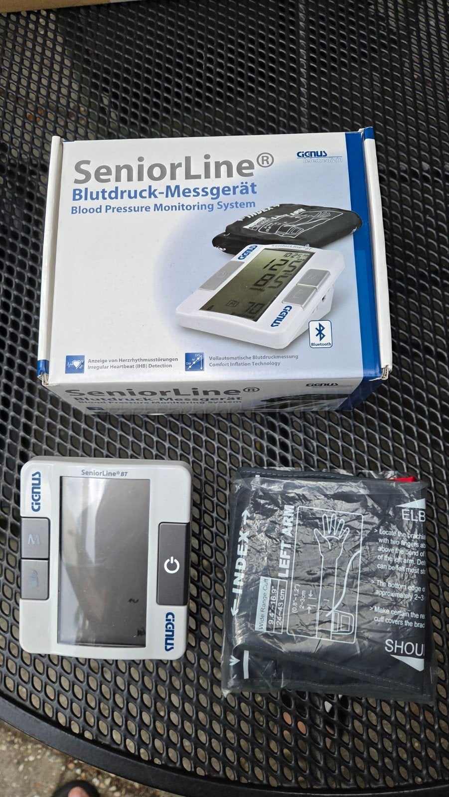 Cignus Senior Line BT bloeddrukmeter NIEUW, Ophalen of Verzenden, Nieuw, Overige typen