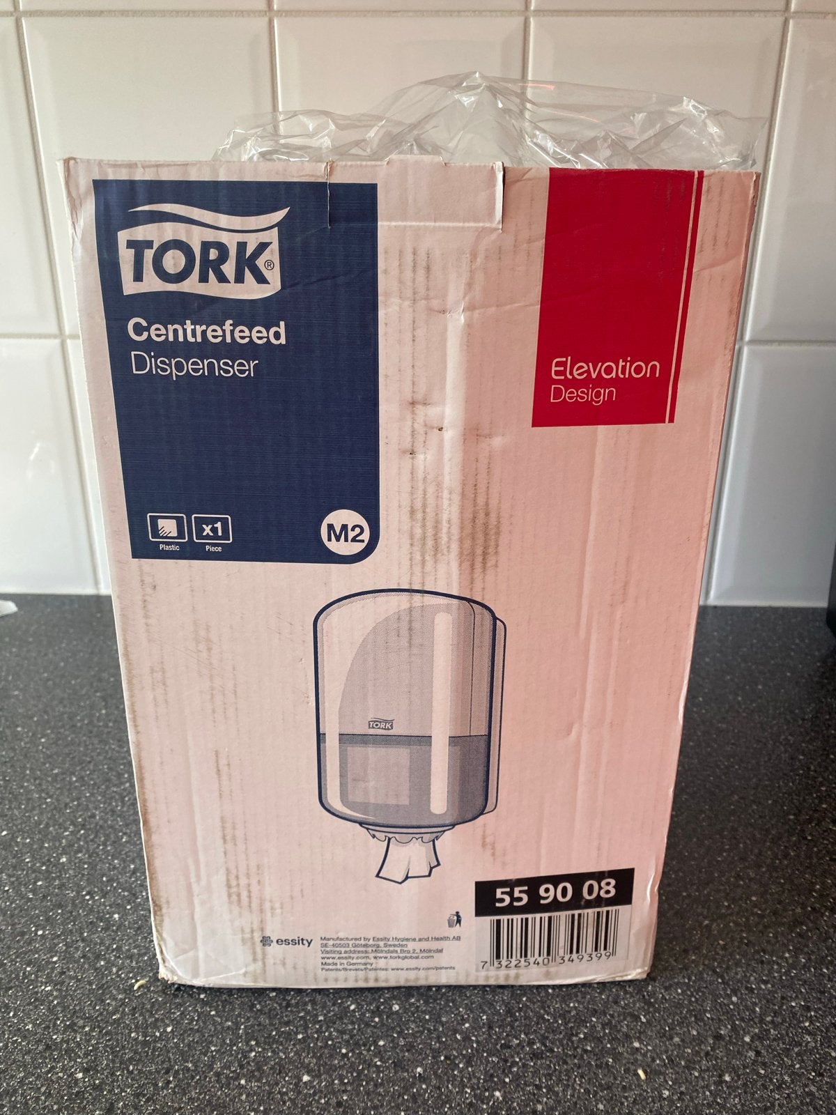 Tork Centrefeed Dispenser M2 Elevation Design Zwart, Ophalen of Verzenden, Overige typen